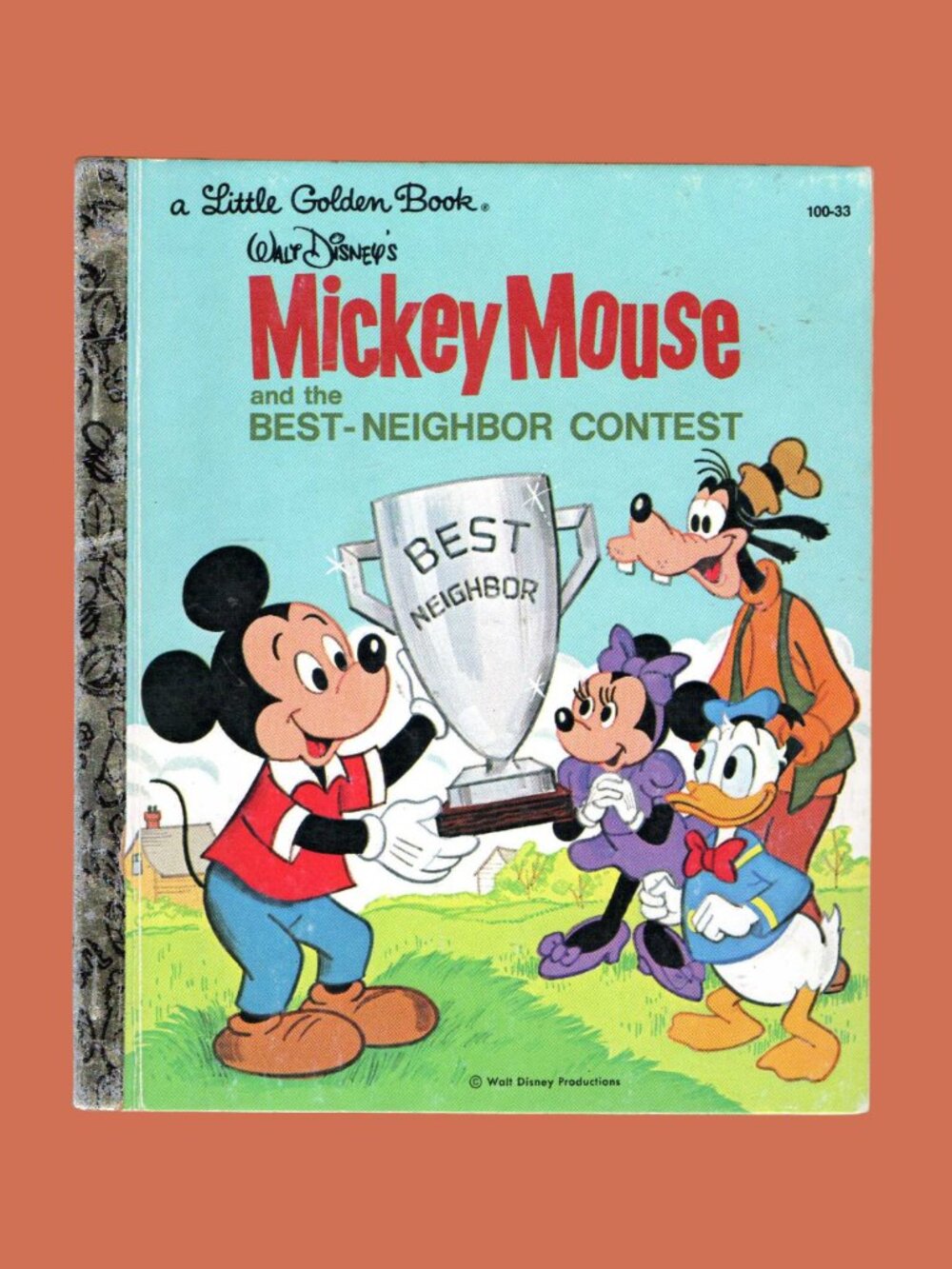 Disney's Mickey Mouse and The Great Neighbor Contest Little Golden Book